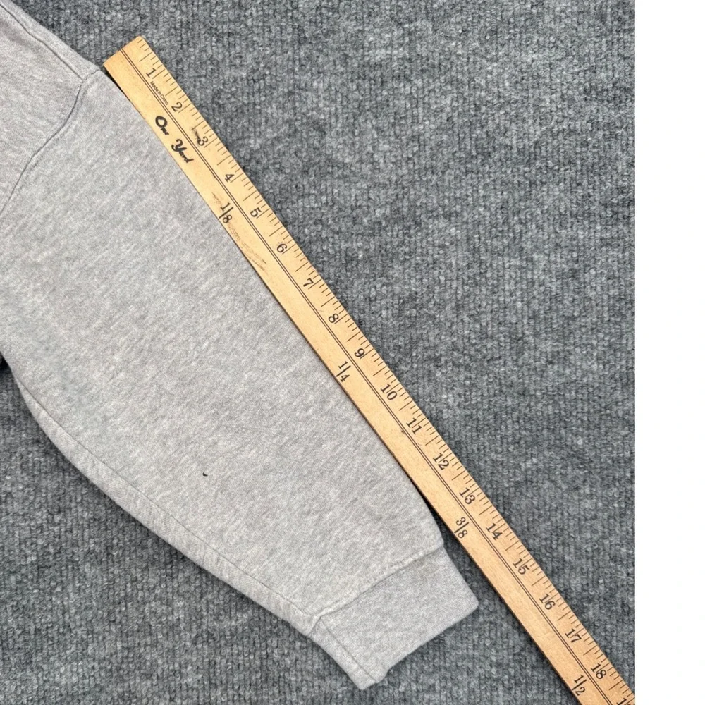 Sideout Kids Large 10/12 Full Zip Hoodie Gray Red Graphic Y2K Sweatshirt